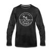 Louisiana Long Sleeve T-Shirt - State Design Unisex Louisiana Long Sleeve Shirt - charcoal gray