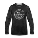 Louisiana Long Sleeve T-Shirt - State Design Unisex Louisiana Long Sleeve Shirt - charcoal gray