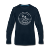 Louisiana Long Sleeve T-Shirt - State Design Unisex Louisiana Long Sleeve Shirt - deep navy