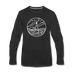 Maine Long Sleeve T-Shirt - State Design Unisex Maine Long Sleeve Shirt - black