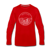 Kentucky Long Sleeve T-Shirt - State Design Unisex Kentucky Long Sleeve Shirt - red