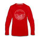 Kentucky Long Sleeve T-Shirt - State Design Unisex Kentucky Long Sleeve Shirt - red