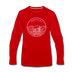 Kentucky Long Sleeve T-Shirt - State Design Unisex Kentucky Long Sleeve Shirt - red