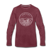 Kentucky Long Sleeve T-Shirt - State Design Unisex Kentucky Long Sleeve Shirt - heather burgundy