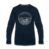 Kentucky Long Sleeve T-Shirt - State Design Unisex Kentucky Long Sleeve Shirt - deep navy