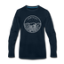 Kentucky Long Sleeve T-Shirt - State Design Unisex Kentucky Long Sleeve Shirt - deep navy