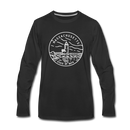Massachusetts Long Sleeve T-Shirt - State Design Unisex Massachusetts Long Sleeve Shirt - black