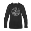 Massachusetts Long Sleeve T-Shirt - State Design Unisex Massachusetts Long Sleeve Shirt - black