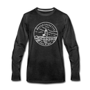 Massachusetts Long Sleeve T-Shirt - State Design Unisex Massachusetts Long Sleeve Shirt - charcoal gray