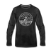 Massachusetts Long Sleeve T-Shirt - State Design Unisex Massachusetts Long Sleeve Shirt - charcoal gray