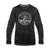 Massachusetts Long Sleeve T-Shirt - State Design Unisex Massachusetts Long Sleeve Shirt - charcoal gray