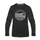 Mississippi Long Sleeve T-Shirt - State Design Unisex Mississippi Long Sleeve Shirt - black