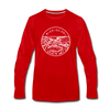 Mississippi Long Sleeve T-Shirt - State Design Unisex Mississippi Long Sleeve Shirt - red