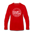 Mississippi Long Sleeve T-Shirt - State Design Unisex Mississippi Long Sleeve Shirt - red