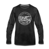 Mississippi Long Sleeve T-Shirt - State Design Unisex Mississippi Long Sleeve Shirt - charcoal gray