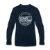 Mississippi Long Sleeve T-Shirt - State Design Unisex Mississippi Long Sleeve Shirt - deep navy