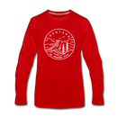 Montana Long Sleeve T-Shirt - State Design Unisex Montana Long Sleeve Shirt - red