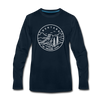 Montana Long Sleeve T-Shirt - State Design Unisex Montana Long Sleeve Shirt - deep navy