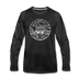 Nebraska Long Sleeve T-Shirt - State Design Unisex Nebraska Long Sleeve Shirt - charcoal gray