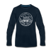 Nebraska Long Sleeve T-Shirt - State Design Unisex Nebraska Long Sleeve Shirt - deep navy