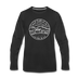 New Hampshire Long Sleeve T-Shirt - State Design Unisex New Hampshire Long Sleeve Shirt - black