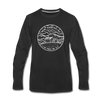 New Hampshire Long Sleeve T-Shirt - State Design Unisex New Hampshire Long Sleeve Shirt - black