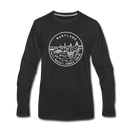 Maryland Long Sleeve T-Shirt - State Design Unisex Maryland Long Sleeve Shirt - black