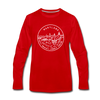 Maryland Long Sleeve T-Shirt - State Design Unisex Maryland Long Sleeve Shirt - red