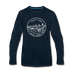 Maryland Long Sleeve T-Shirt - State Design Unisex Maryland Long Sleeve Shirt - deep navy