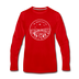 Minnesota Long Sleeve T-Shirt - State Design Unisex Minnesota Long Sleeve Shirt - red