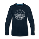 Minnesota Long Sleeve T-Shirt - State Design Unisex Minnesota Long Sleeve Shirt - deep navy