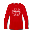 Missouri Long Sleeve T-Shirt - State Design Unisex Missouri Long Sleeve Shirt - red