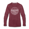 Missouri Long Sleeve T-Shirt - State Design Unisex Missouri Long Sleeve Shirt - heather burgundy