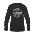 Nevada Long Sleeve T-Shirt - State Design Unisex Nevada Long Sleeve Shirt - black