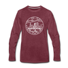 Ohio Long Sleeve T-Shirt - State Design Unisex Ohio Long Sleeve Shirt - heather burgundy