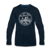 Ohio Long Sleeve T-Shirt - State Design Unisex Ohio Long Sleeve Shirt - deep navy