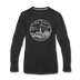 New York Long Sleeve T-Shirt - State Design Unisex New York Long Sleeve Shirt - black