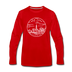 New York Long Sleeve T-Shirt - State Design Unisex New York Long Sleeve Shirt - red