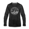 New York Long Sleeve T-Shirt - State Design Unisex New York Long Sleeve Shirt - charcoal gray