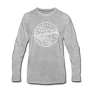Oregon Long Sleeve T-Shirt - State Design Unisex Oregon Long Sleeve Shirt - heather gray