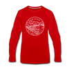 Oregon Long Sleeve T-Shirt - State Design Unisex Oregon Long Sleeve Shirt - red