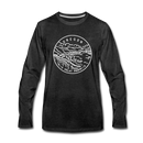 Oregon Long Sleeve T-Shirt - State Design Unisex Oregon Long Sleeve Shirt - charcoal gray