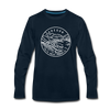 Oregon Long Sleeve T-Shirt - State Design Unisex Oregon Long Sleeve Shirt - deep navy