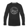 South Dakota Long Sleeve T-Shirt - State Design Unisex South Dakota Long Sleeve Shirt - black