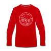 South Dakota Long Sleeve T-Shirt - State Design Unisex South Dakota Long Sleeve Shirt - red