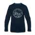 South Dakota Long Sleeve T-Shirt - State Design Unisex South Dakota Long Sleeve Shirt - deep navy