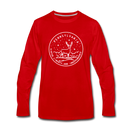 Pennsylvania Long Sleeve T-Shirt - State Design Unisex Pennsylvania Long Sleeve Shirt - red