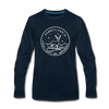 Pennsylvania Long Sleeve T-Shirt - State Design Unisex Pennsylvania Long Sleeve Shirt - deep navy