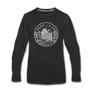 Rhode Island Long Sleeve T-Shirt - State Design Unisex Rhode Island Long Sleeve Shirt - black