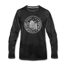 Rhode Island Long Sleeve T-Shirt - State Design Unisex Rhode Island Long Sleeve Shirt - charcoal gray